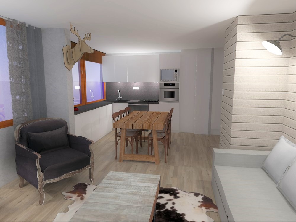 aménagement appartement station de ski